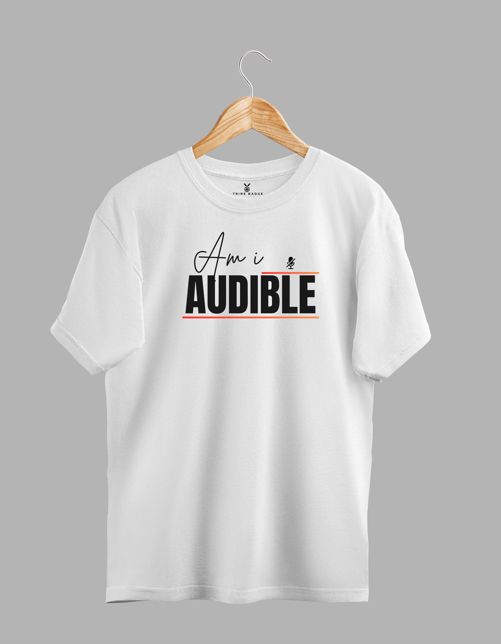 "Am I Audible?" T-Shirt – The Universal WFH Anthem