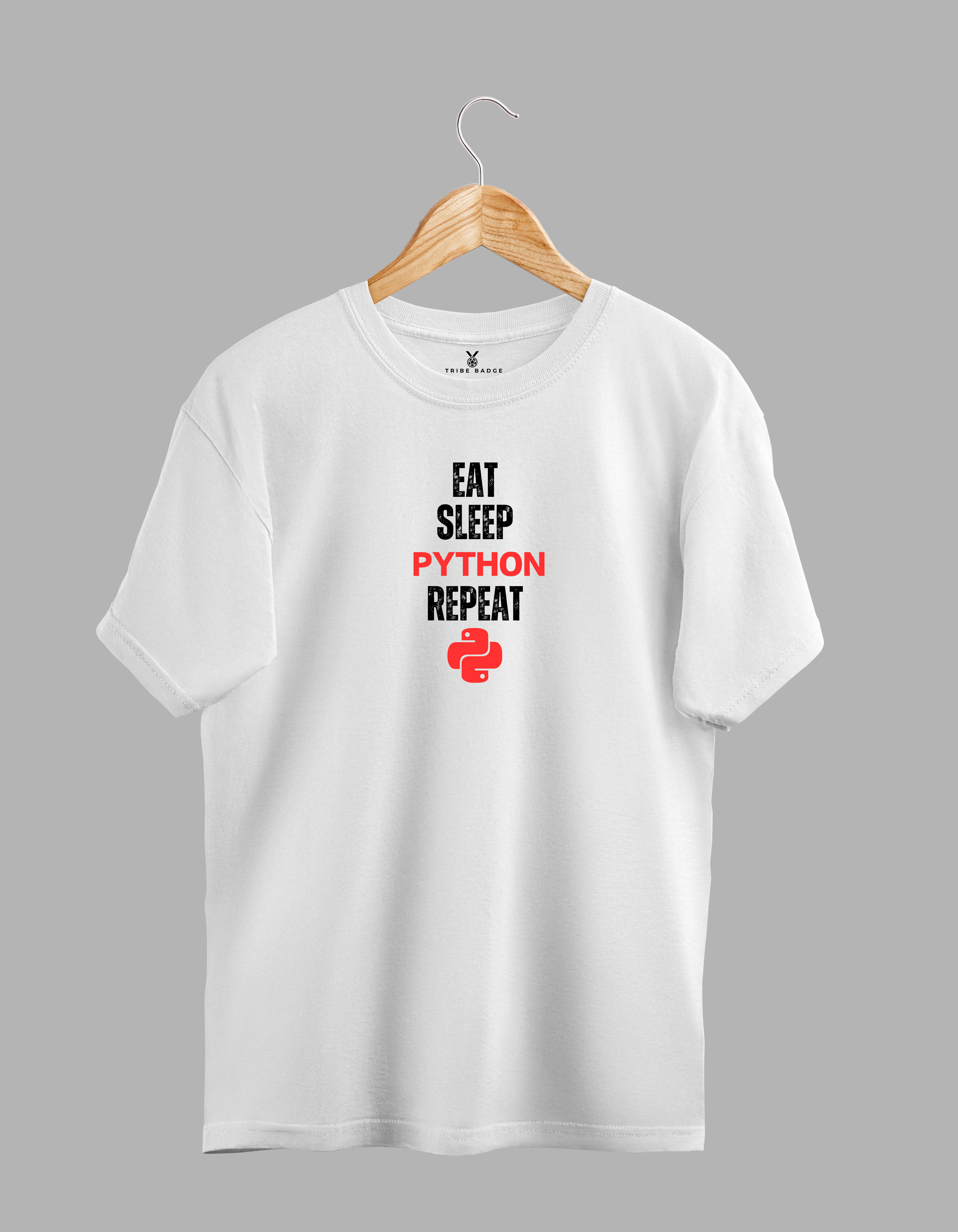 "Eat Sleep Python Repeat" T-Shirt – The Pythonista's Daily Cycle