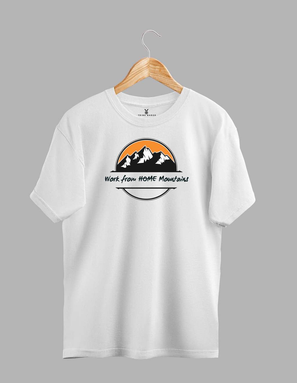 "Work From HOME Mountains" T-Shirt – Where Adventure Meets the Daily Grind