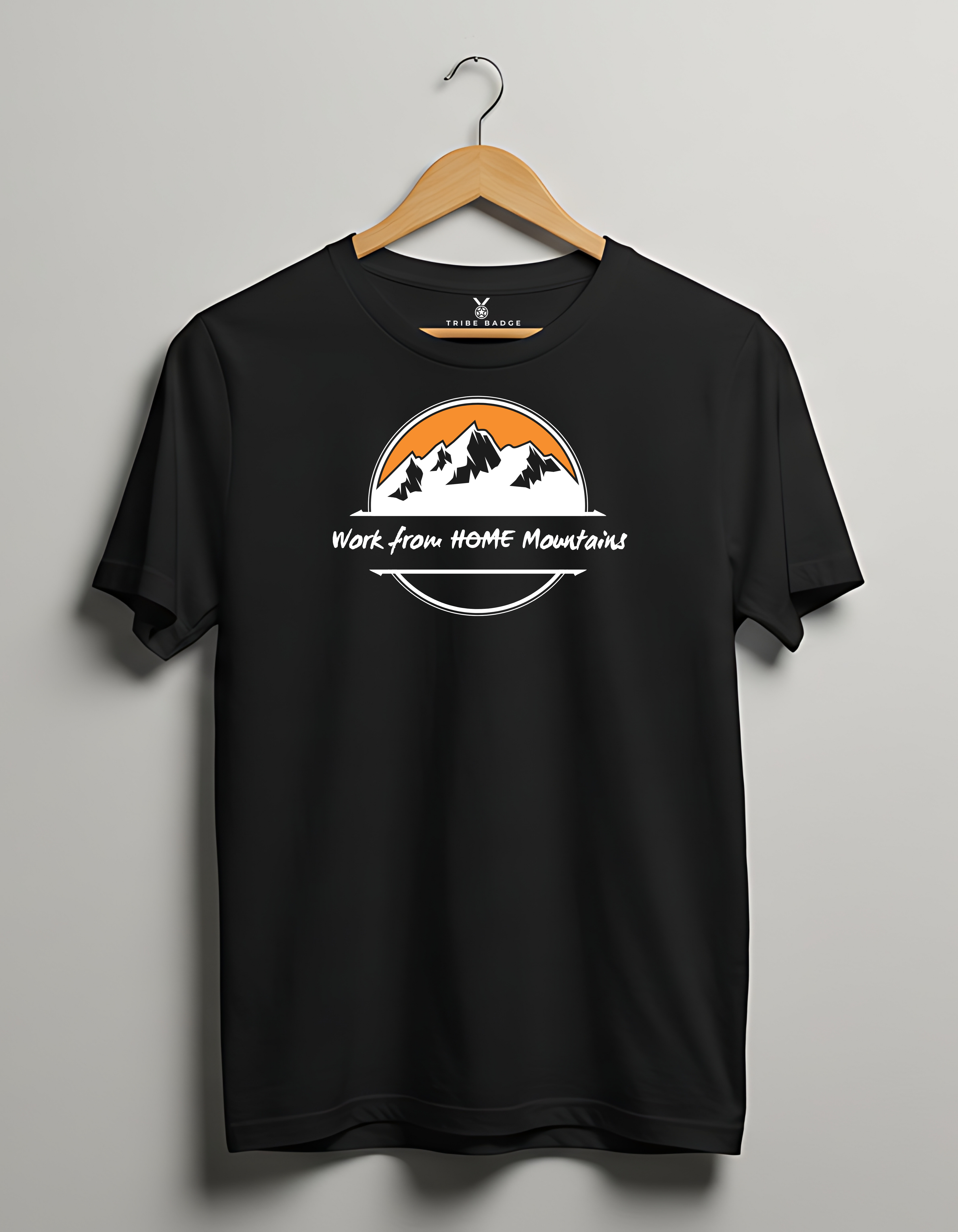 "Work From Mountains" T-Shirt – Where Adventure Meets the Daily Grind