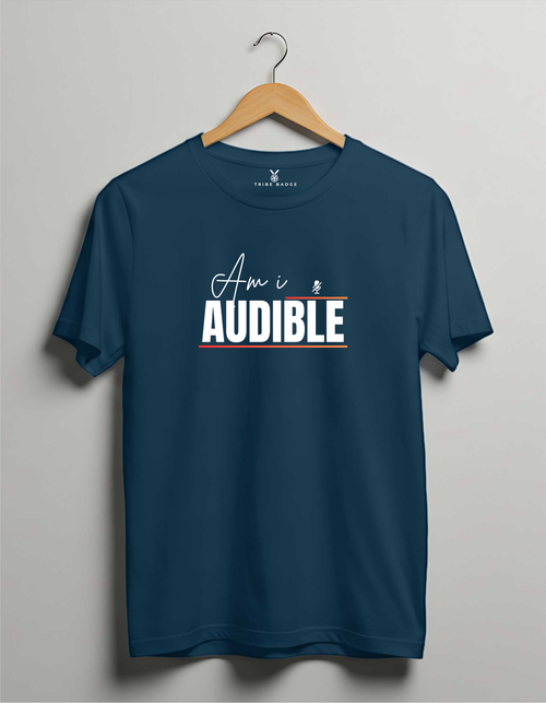 "Am I Audible?" T-Shirt – The Universal WFH Anthem