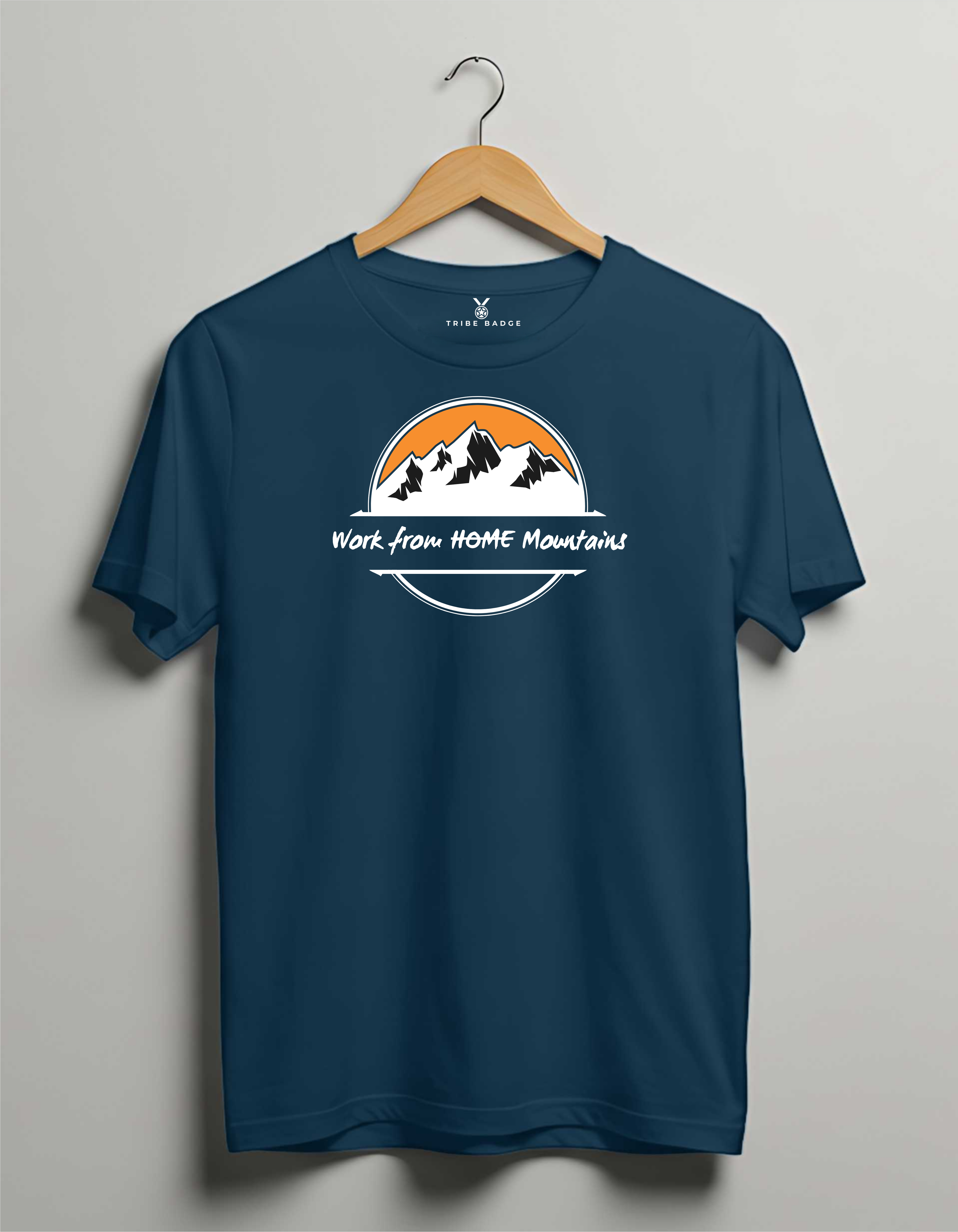 "Work From Mountains" T-Shirt – Where Adventure Meets the Daily Grind