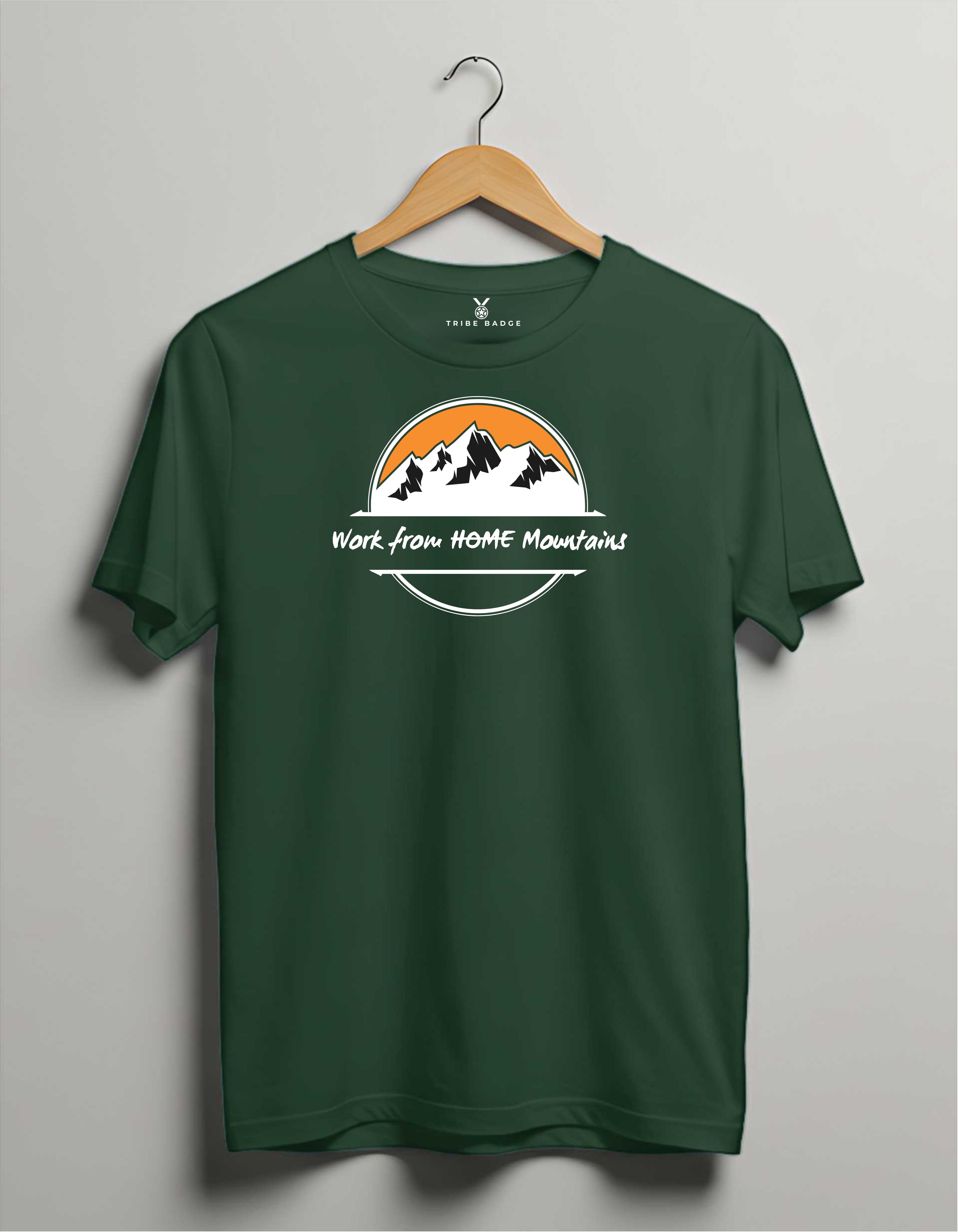 "Work From Mountains" T-Shirt – Where Adventure Meets the Daily Grind