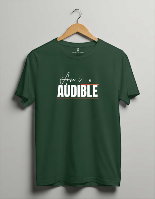 "Am I Audible?" T-Shirt – The Universal WFH Anthem