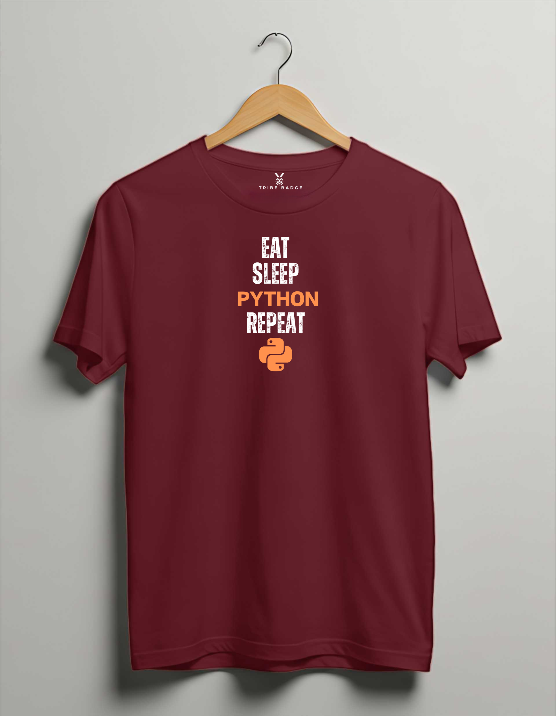 "Eat Sleep Python Repeat" T-Shirt – The Pythonista's Daily Cycle