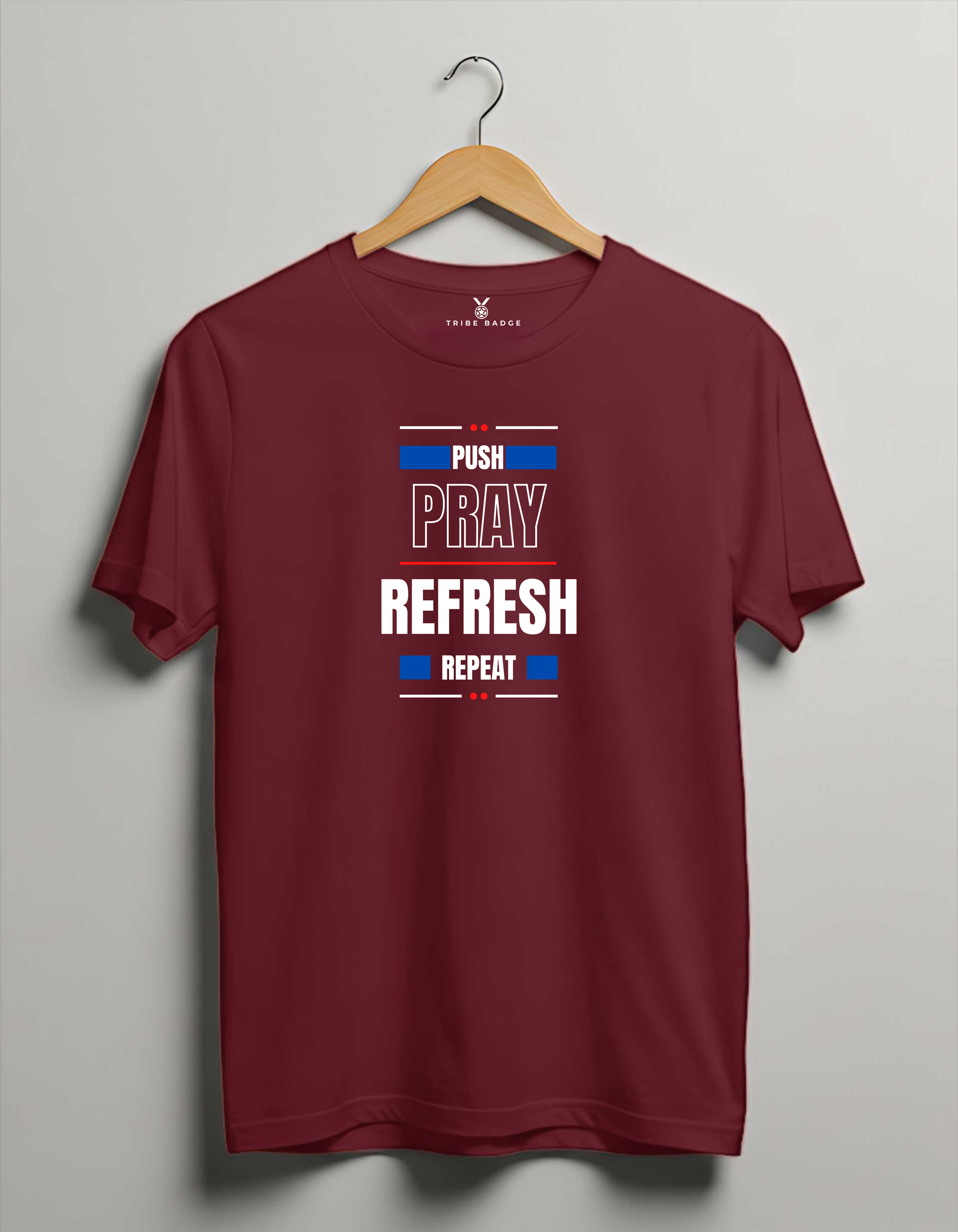 "Push Pray Refresh Repeat" T-Shirt – The Developer's Deployment Ritual