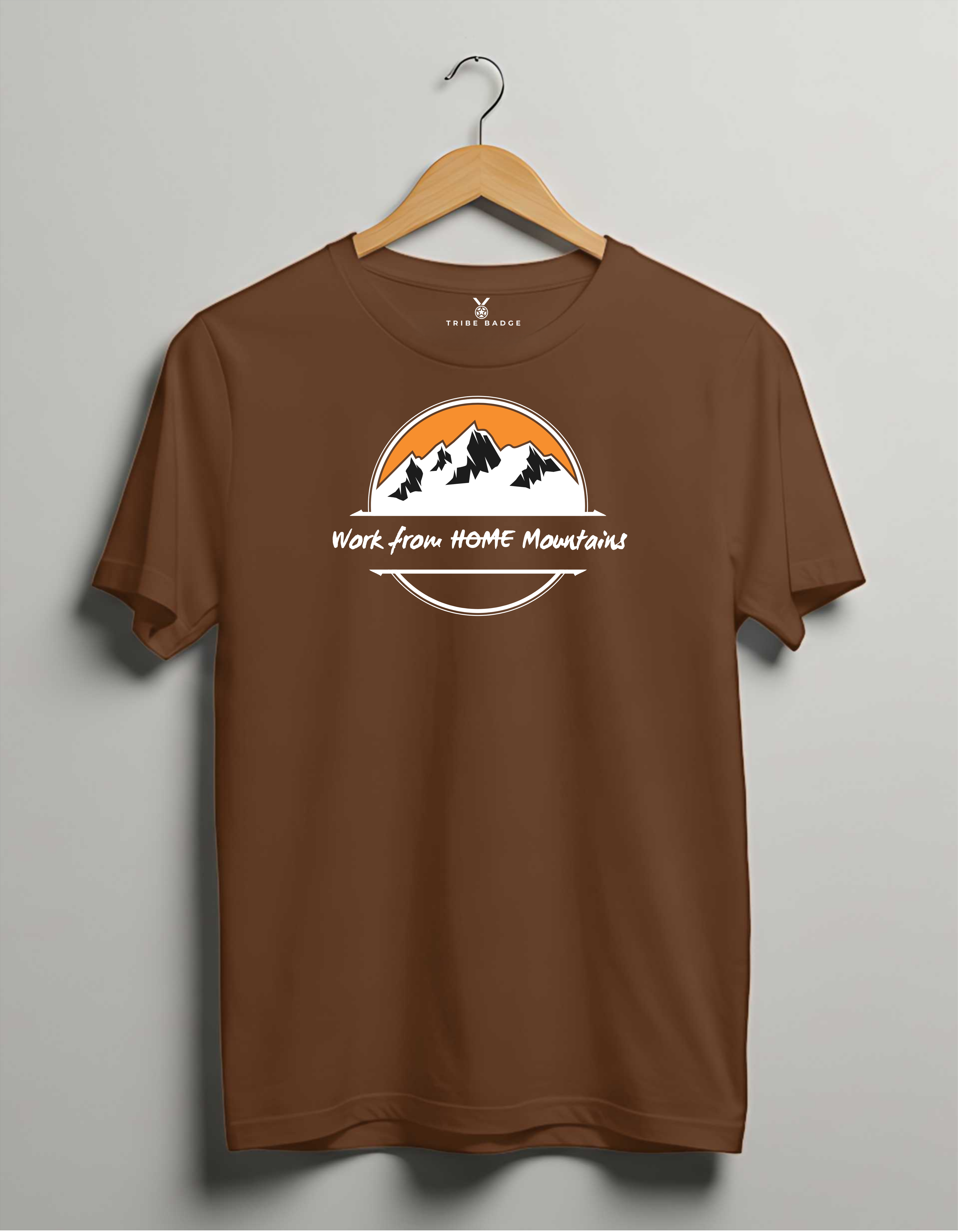 "Work From Mountains" T-Shirt – Where Adventure Meets the Daily Grind
