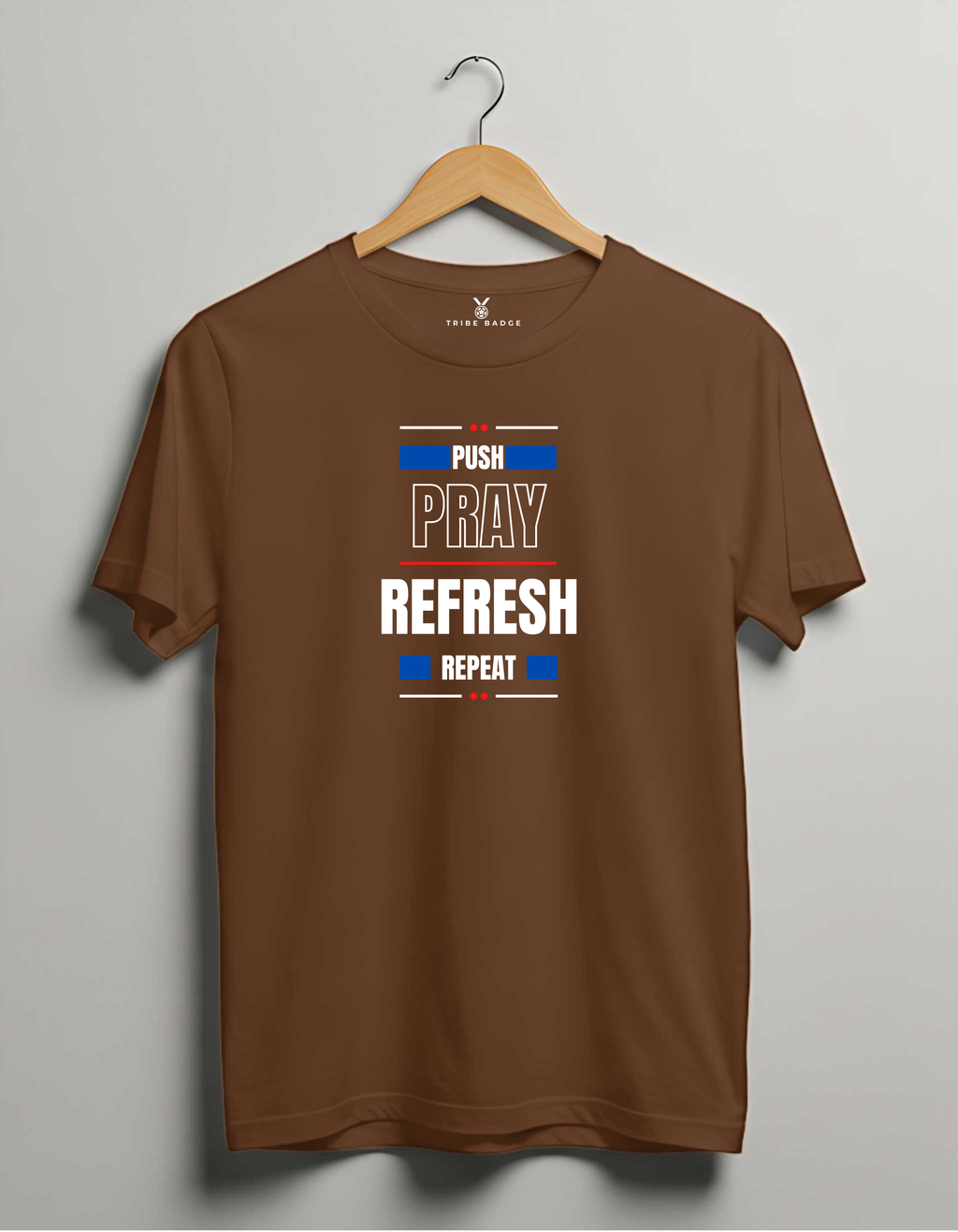 "Push Pray Refresh Repeat" T-Shirt – The Developer's Deployment Ritual
